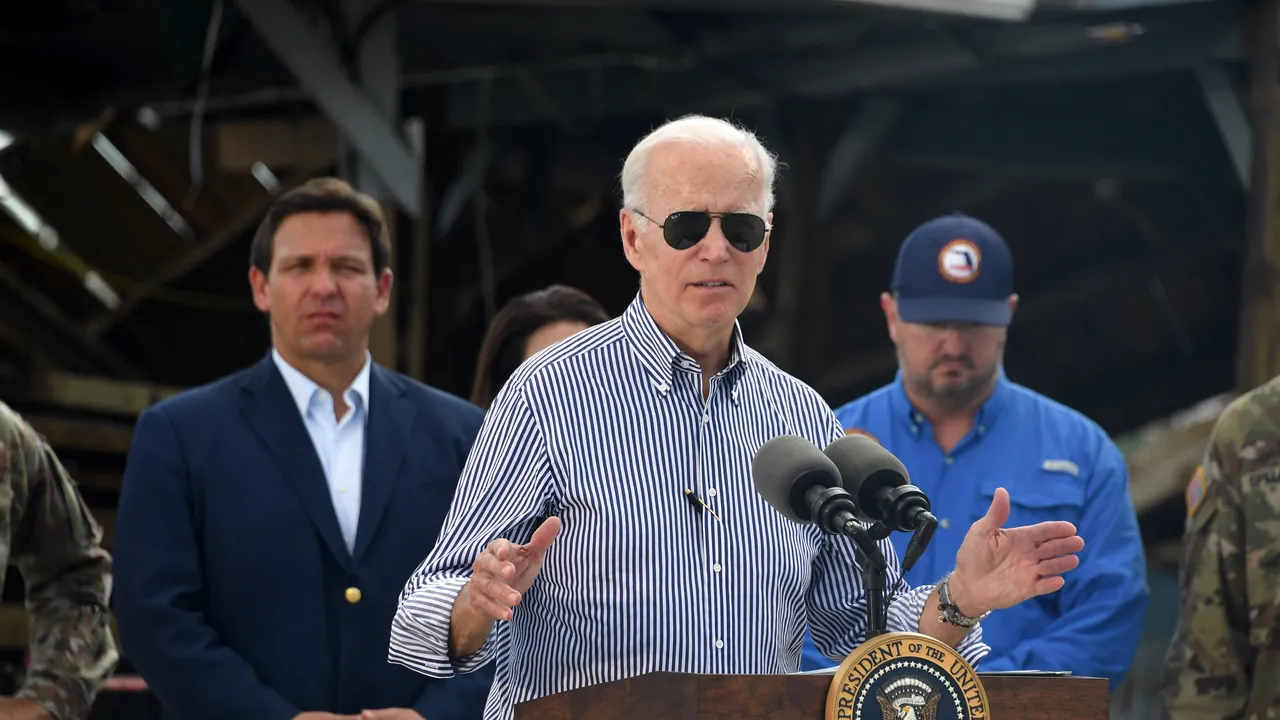 Joe Biden şi Ron DeSantis încearcă să demonstreze unitate în acţiunile de reconstrucţie din Florida