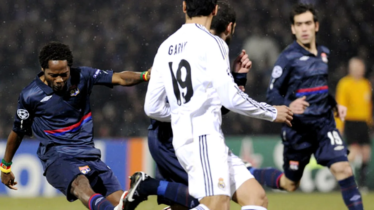 Olympique Lyon - Real Madrid, scor 1-0, în optimile Ligii Campionilor