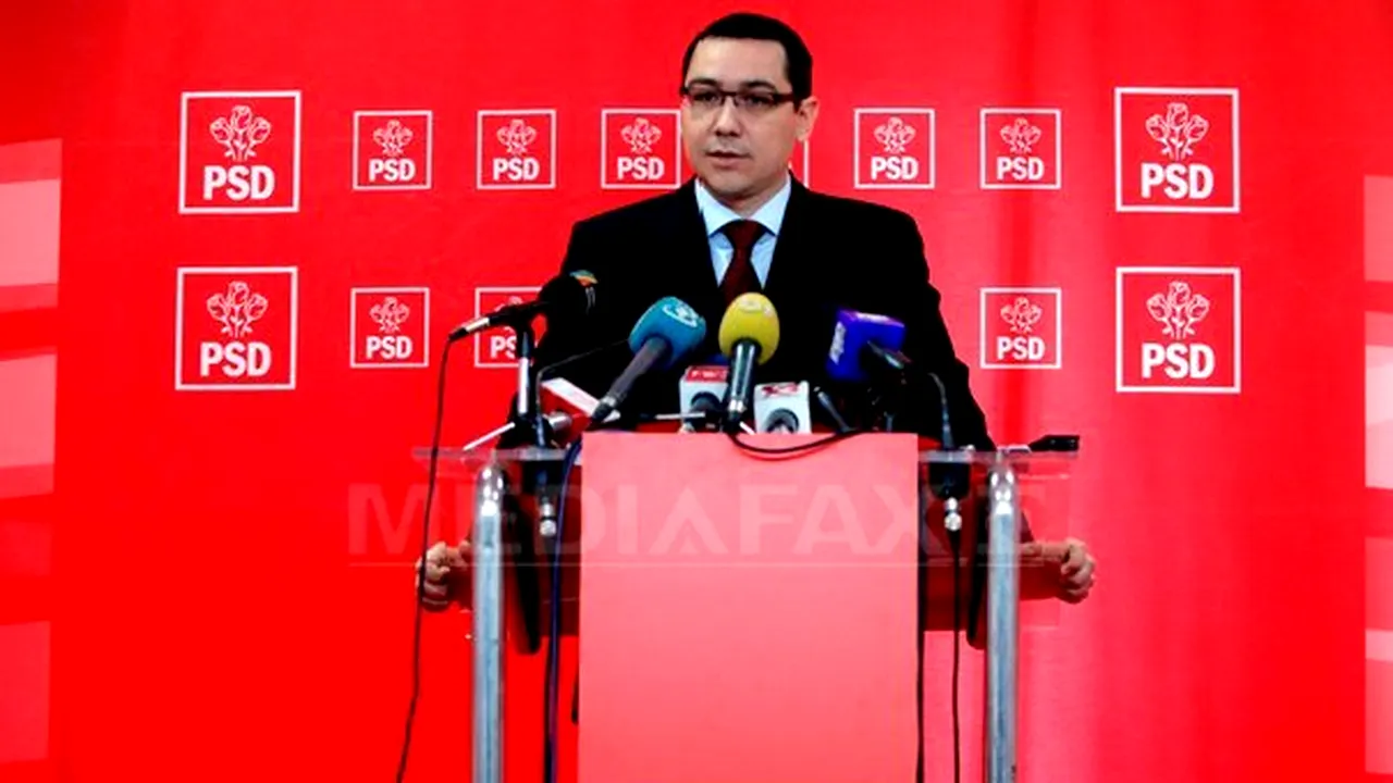 Ponta: Prioritatea PSD este răsturnarea Guvernul Boc şi formarea unui guvern de criză