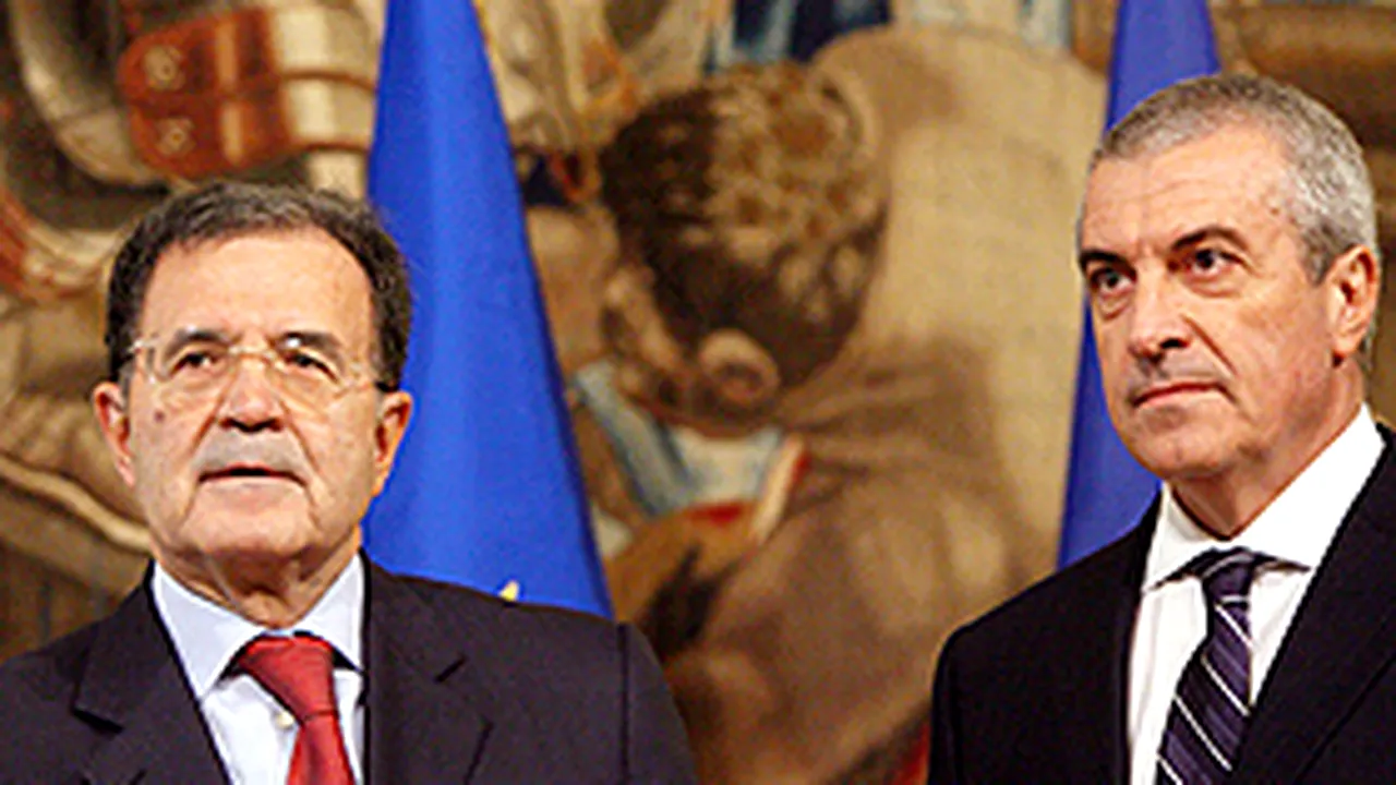 Tăriceanu şi Prodi solicită sprijinul UE pentru românii din Italia