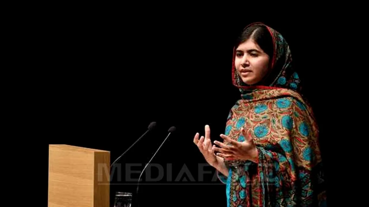Malala şi-a dedicat Nobelul pentru Pace 