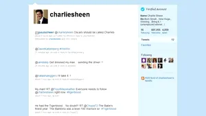 Charlie Sheen şi-a făcut cont pe Twitter. Vezi ce mesaje a postat