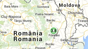 Cutremur de 3,8 grade în Vrancea