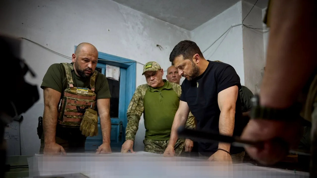 Ucraina va consolida apărarea la graniţele cu Belarus şi Rusia / Zelenski a vizitat din nou trupele