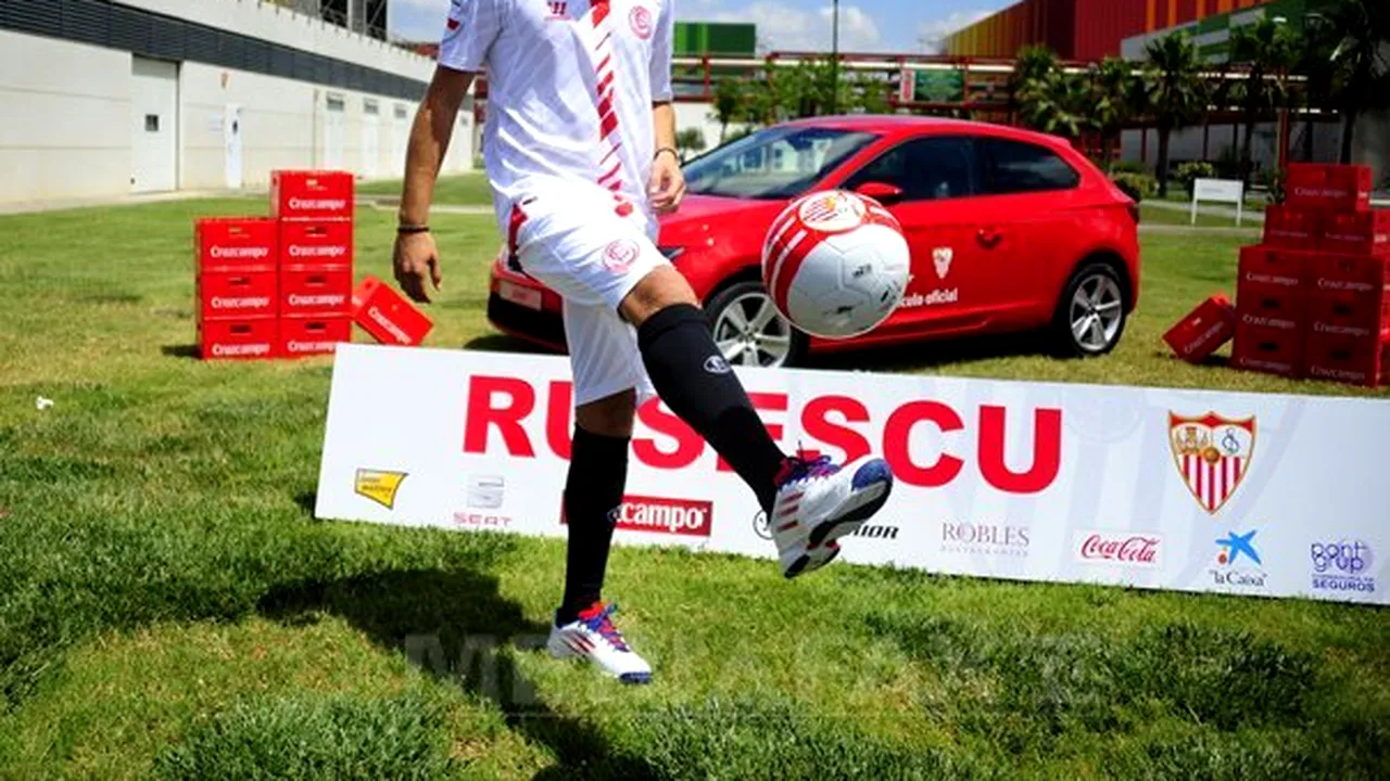 Rusescu a debutat în campionatul Spaniei. Românul, ovaţionat de fanii echipei FC Sevilla