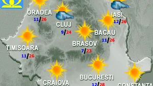 PROGNOZA METEO: Cum va fi vremea marţi şi miercuri, în ţară şi în Bucureşti