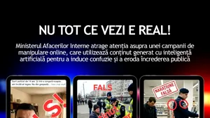 Campanie de influențare cu personaje AI, prezentate ca polițiști sau jandarmi. DNSC: „Exploatează emoțiile”