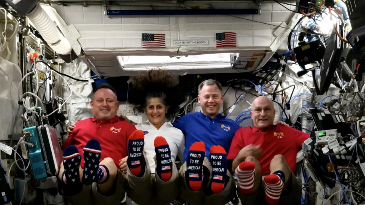 Astronauţii americani au votat pe Staţia Spaţială Internaţională pentru alegerile prezidenţiale