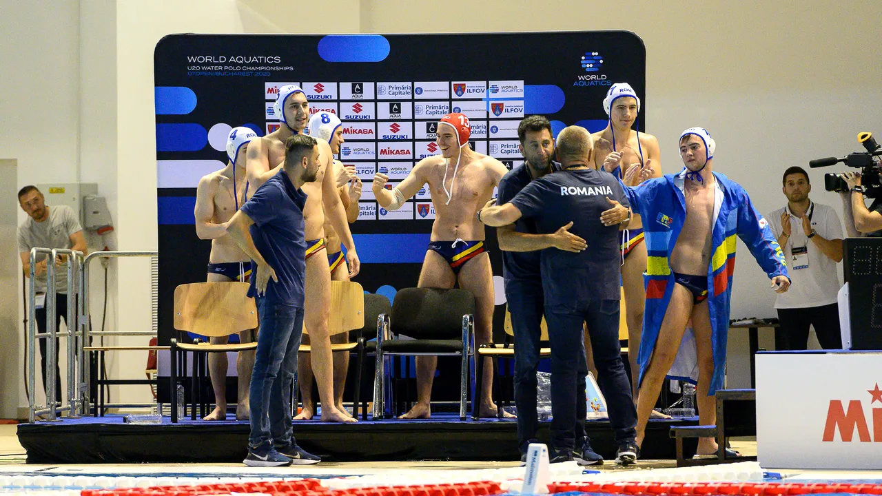 România a suferit prima înfrângere la Campionatul Mondial U20 de Polo