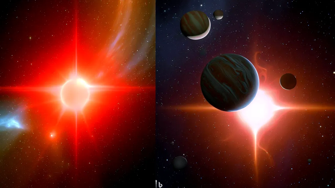 Telescopul Webb a detectat vapori de apă într-un sistem stelar din apropiere