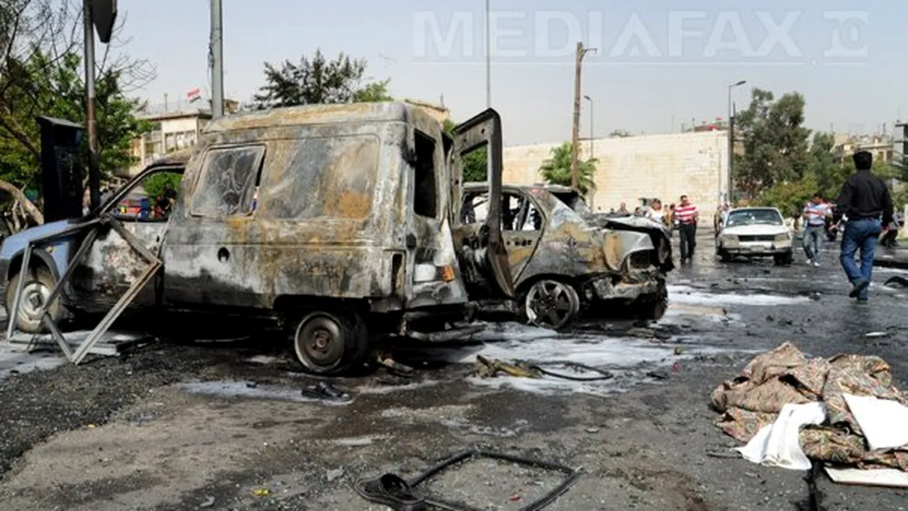Cel puţin 125 de morţi într-o serie de atentate comise marţi în Siria
