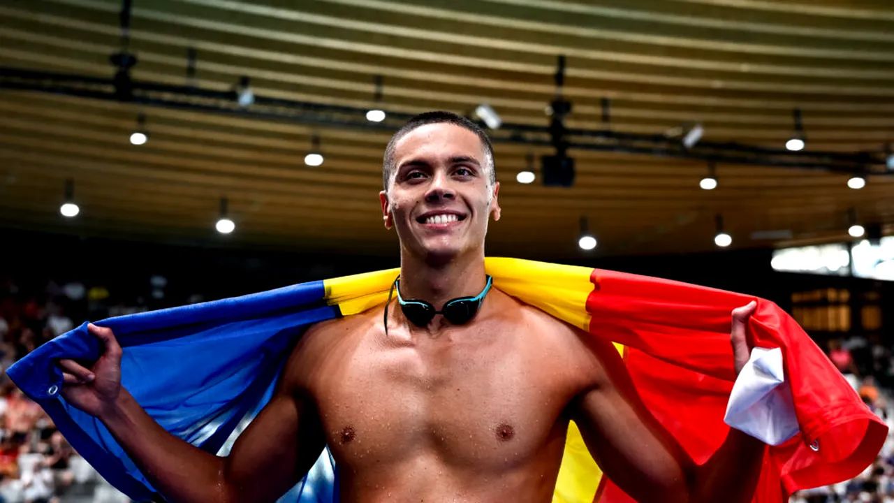 David Popovici, dezvăluiri după dubla de aur de la Paris: „Merg la psiholog. E foarte important să vorbești cu cineva”