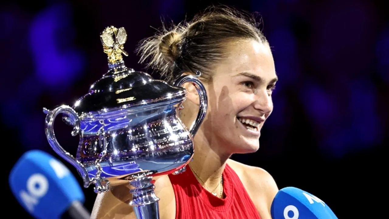 Aryna Sabalenka se confirmă regină la Melbourne. Finală fără istoric