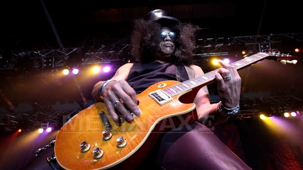 Slash va susţine un concert la Arenele Romane din Bucureşti, pe 28 iunie - VIDEO