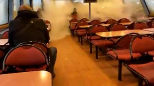  Elba s-a umflat la Hamburg: un val înspăimântător a năvălit peste pasagerii unui feribot

