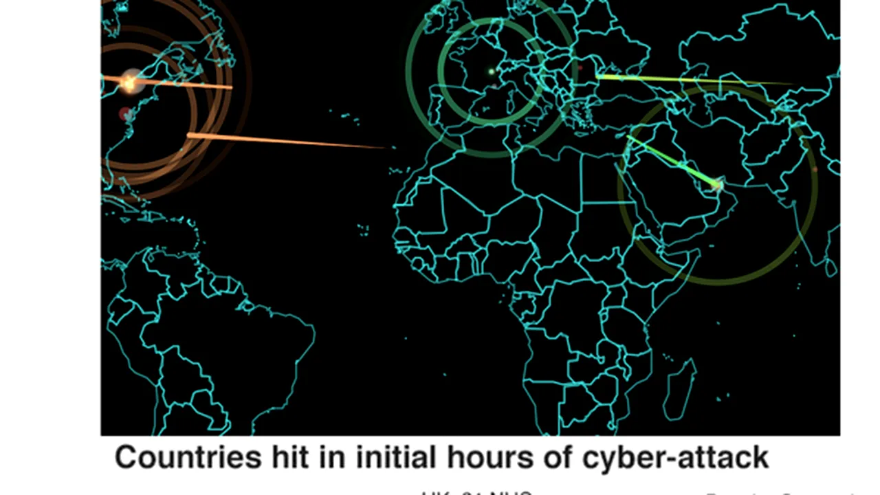 Atacurile globale ale ransomware WannaCry au încetinit, dar TEAMA rămâne. Harta LUMII cu atacul cibernetic în timp REAL