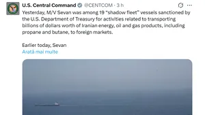 Navă comercială interceptată de Marina SUA în Marea Arabiei