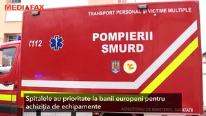 Spitalele au prioritate la banii europeni pentru achiziţia de echipamente. 350 de milioane de euro au fost alocate