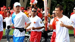 Ştafeta flăcării olimpice a început la Jakarta sub măsuri de securitate sporite