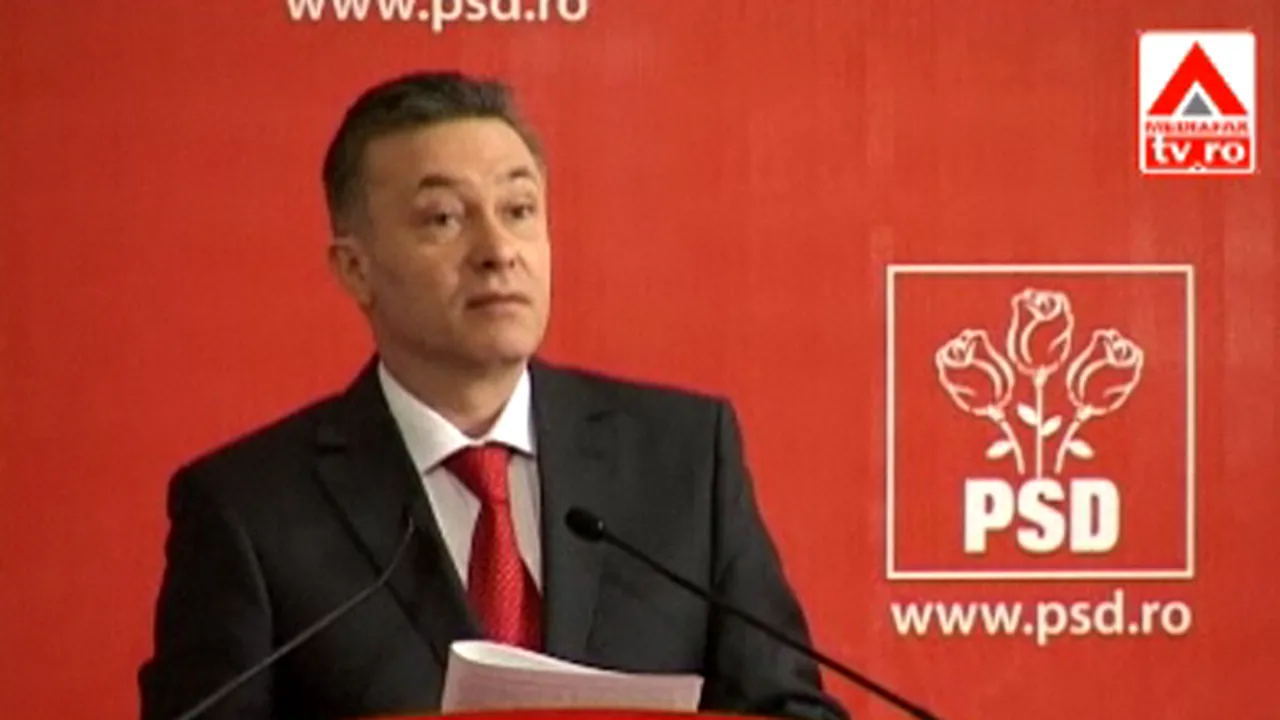 Diaconescu: Nu am alternativă decât să candidez la preşedinţia PSD