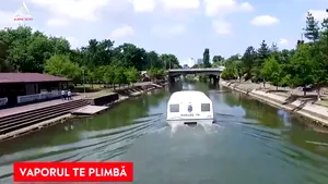 Cursele de agrement pe Bega s-au reluat după 30 de ani. Cât costă o plimbare de la Timişoara la SînMihaiu