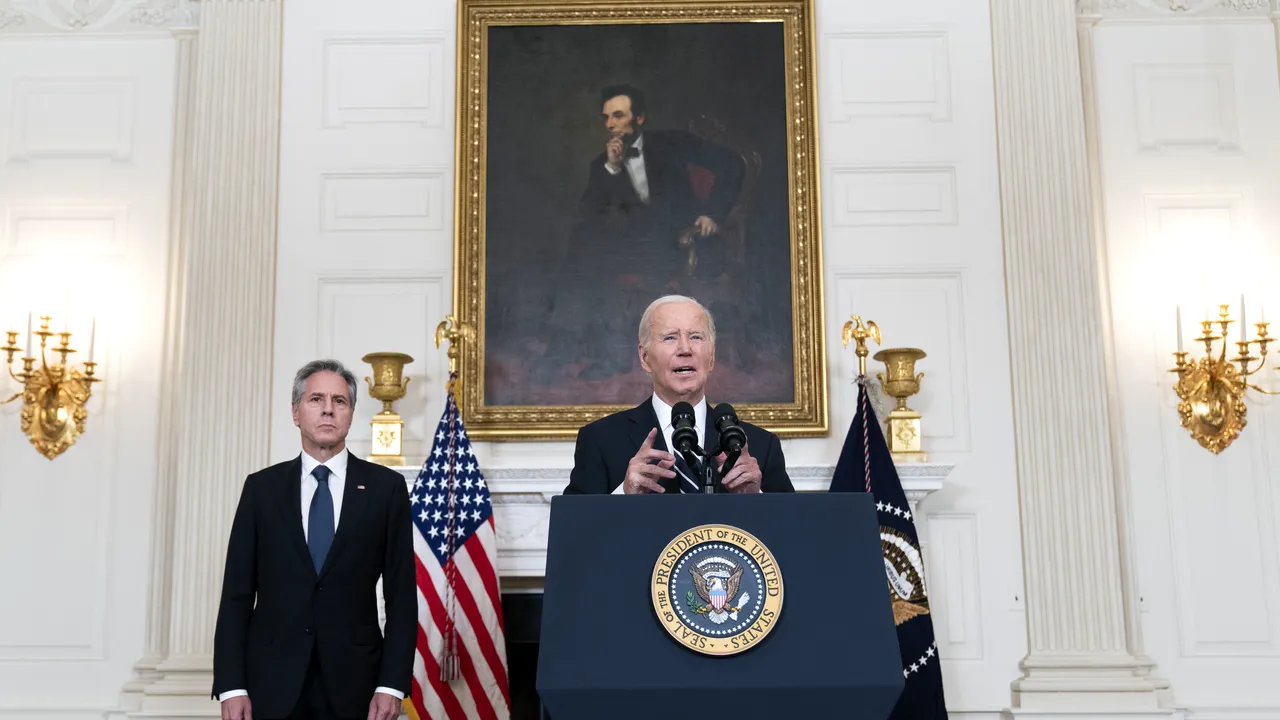 Preşedintele Joe Biden afirmă că asistenţa militară iniţială a SUA este în drum spre Israel