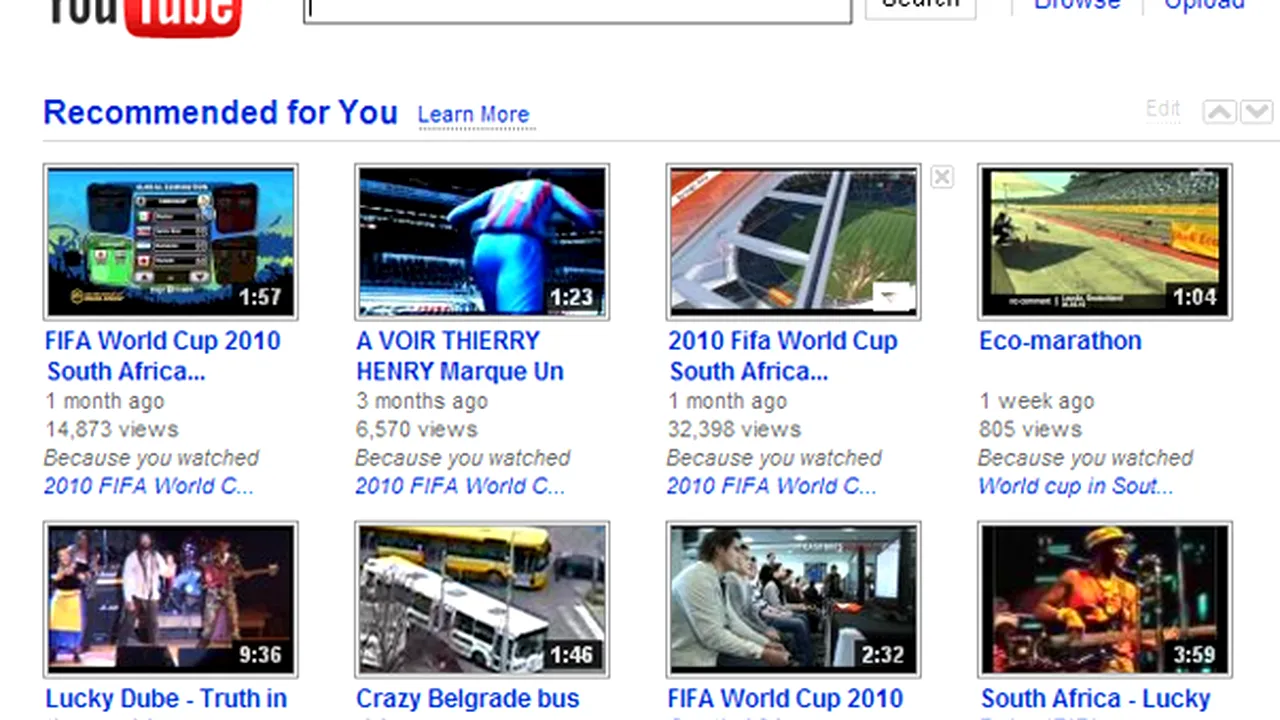 YouTube a lansat o versiune locală a site-ului pentru Africa de Sud