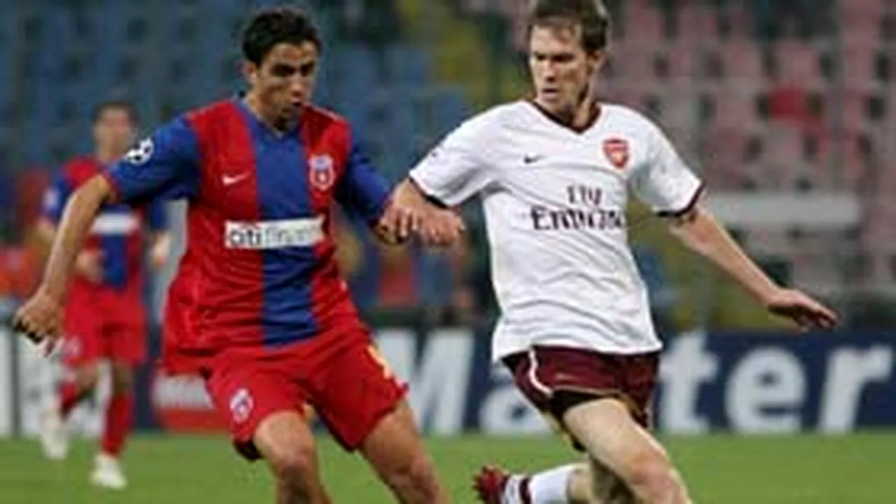 Steaua pierde cu Arsenal, scor 0-1