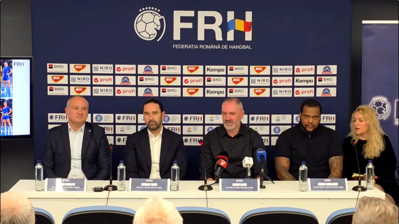 Selecționerul Sandu Iacob, prezentat la naționala masculină de handbal. Bogdan Voina, președintele FRH: „Fără unitate nu vom reuși”