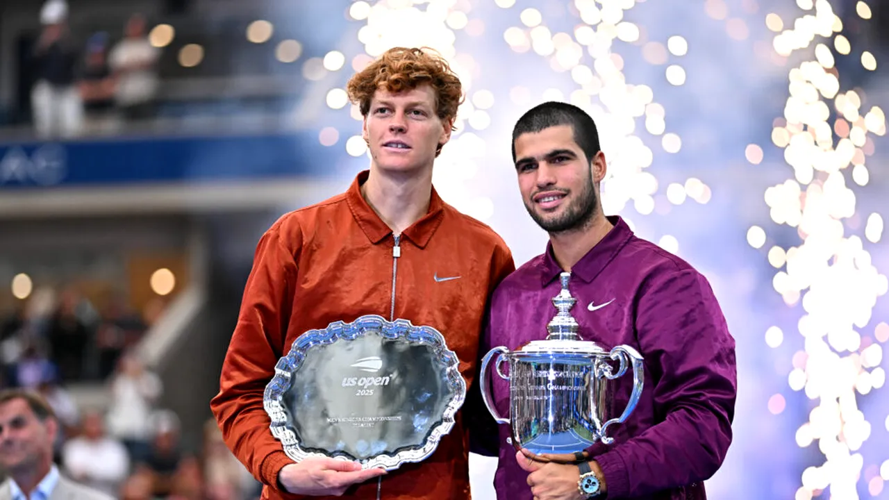 Jannik Sinner și Carlos Alcaraz, în finala Six Kings Slam