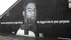 Euro 2020, între dragoste pentru fotbal, ură şi rasism. Marcus Rashford a fost „ţinta” unui act de vandalism după victoria Italiei în faţa Angliei