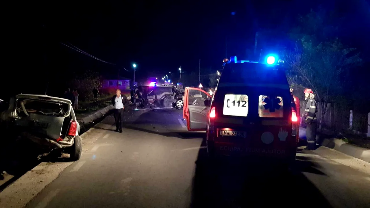 Accident GRAV în Olt. Trei persoane au fost rănite, după ce maşinile în care erau s-au ciocnit 