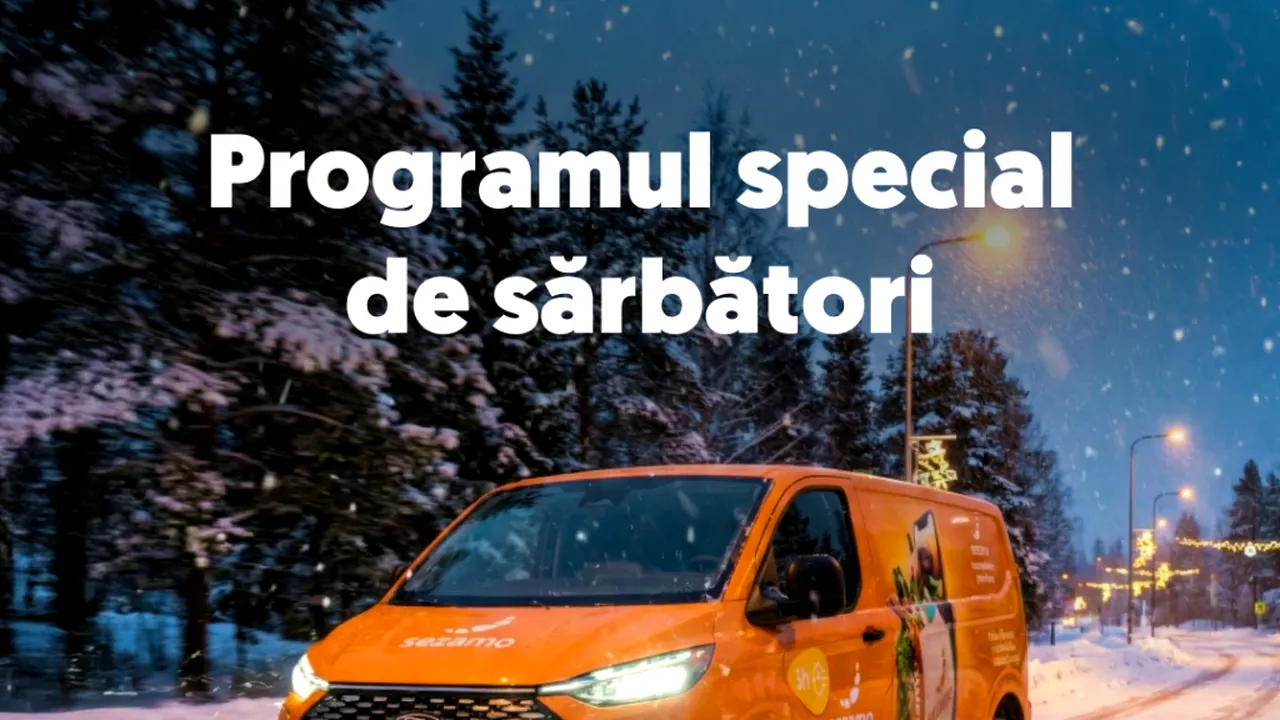 Sezamo anunță programul special de sărbători și o campanie dedicată mesei de Crăciun