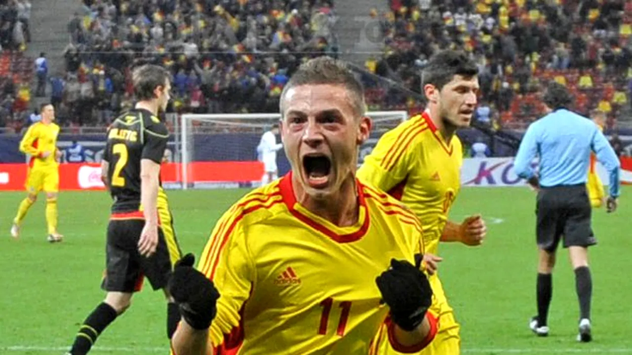 România învinge Belgia, scor 2-1, într-un meci amical