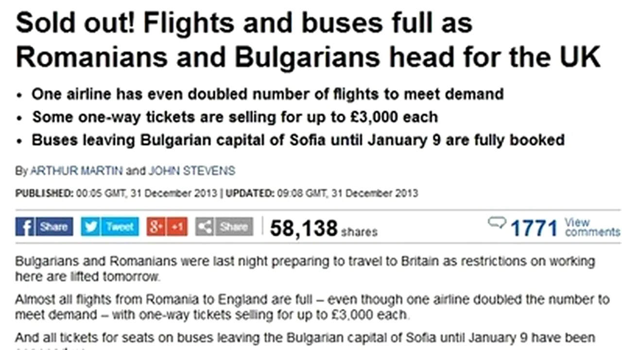 Membru al Guvernului britanic: Daily Mail a publicat articole 