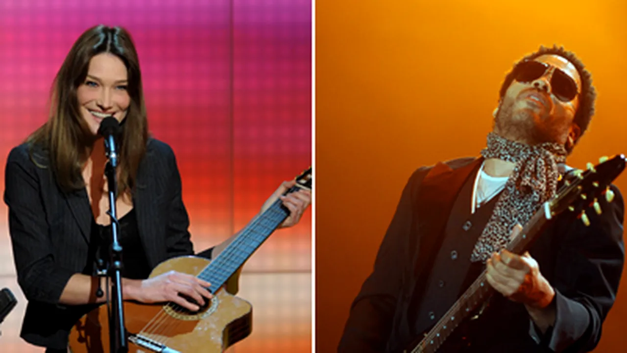 Lenny Kravitz va colabora cu Carla Bruni-Sarkozy