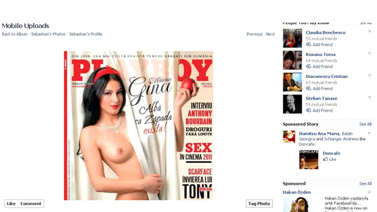 Lăzăroiu, despre o copertă Playboy cu 