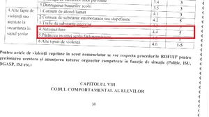 O şcoală din Constanţa lasă repetenţi elevii care se automutilează. Reacţia elevilor
