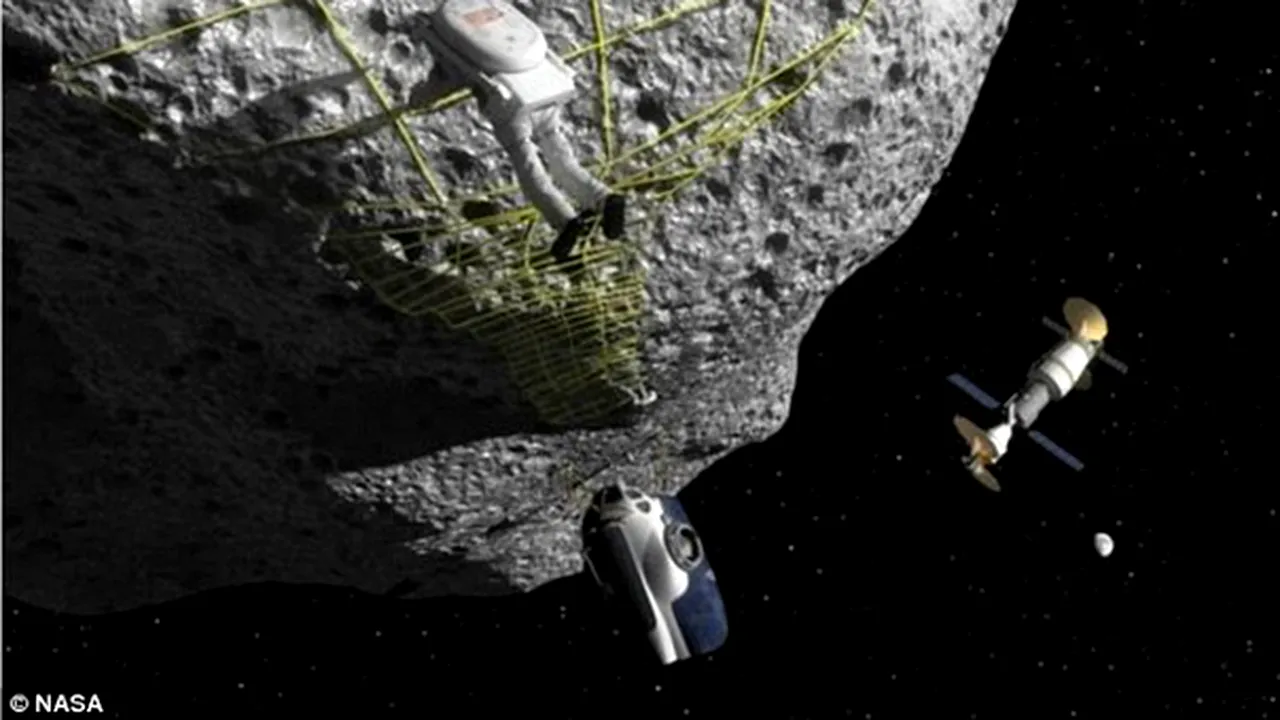 PLANURILE îndrăzneţe ale NASA: Cum se capturează un asteroid pentru a-l transforma într-o staţie spaţială