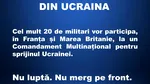 Nicușor Dan, despre militarii români și Ucraina: „România NU trimite trupe combatante și nici militari pe front”