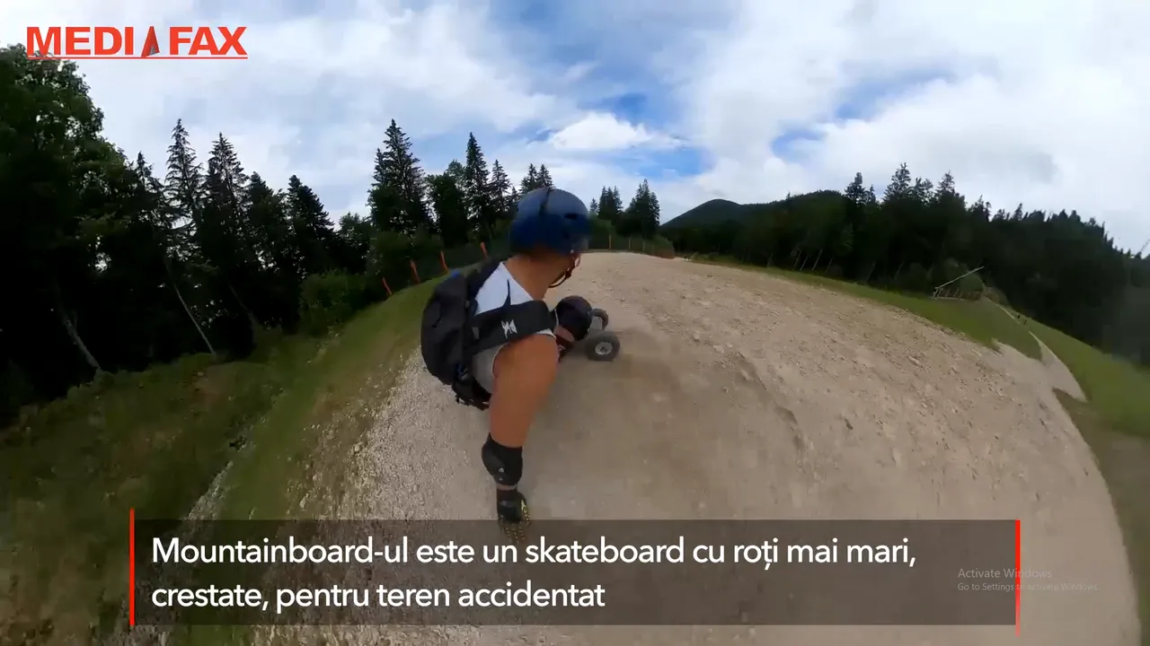 În Braşov cu un gram de adrenalină poţi merge cu mountainboard-ul