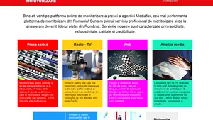 Mediafax Monitorizare lansează un nou serviciu: Grafice şi statistici de acoperire media