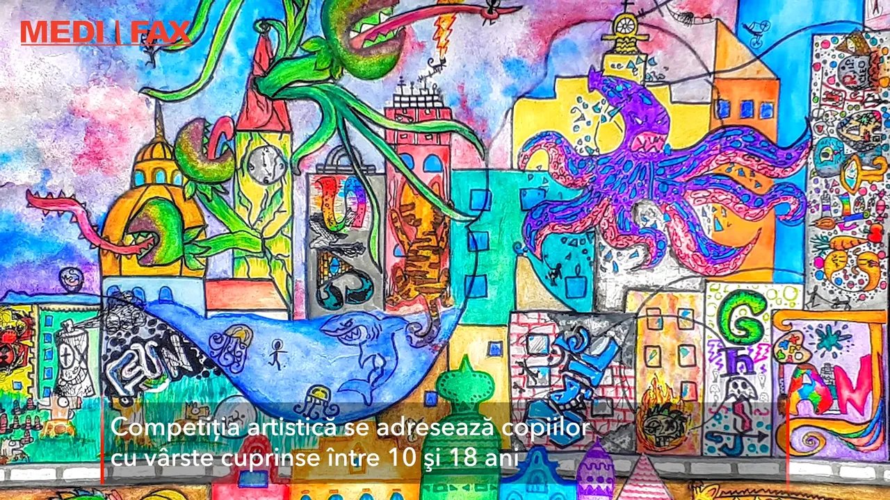 Copiii imaginează propria călătorie artistică pentru premii de până la 5.200 de euro 