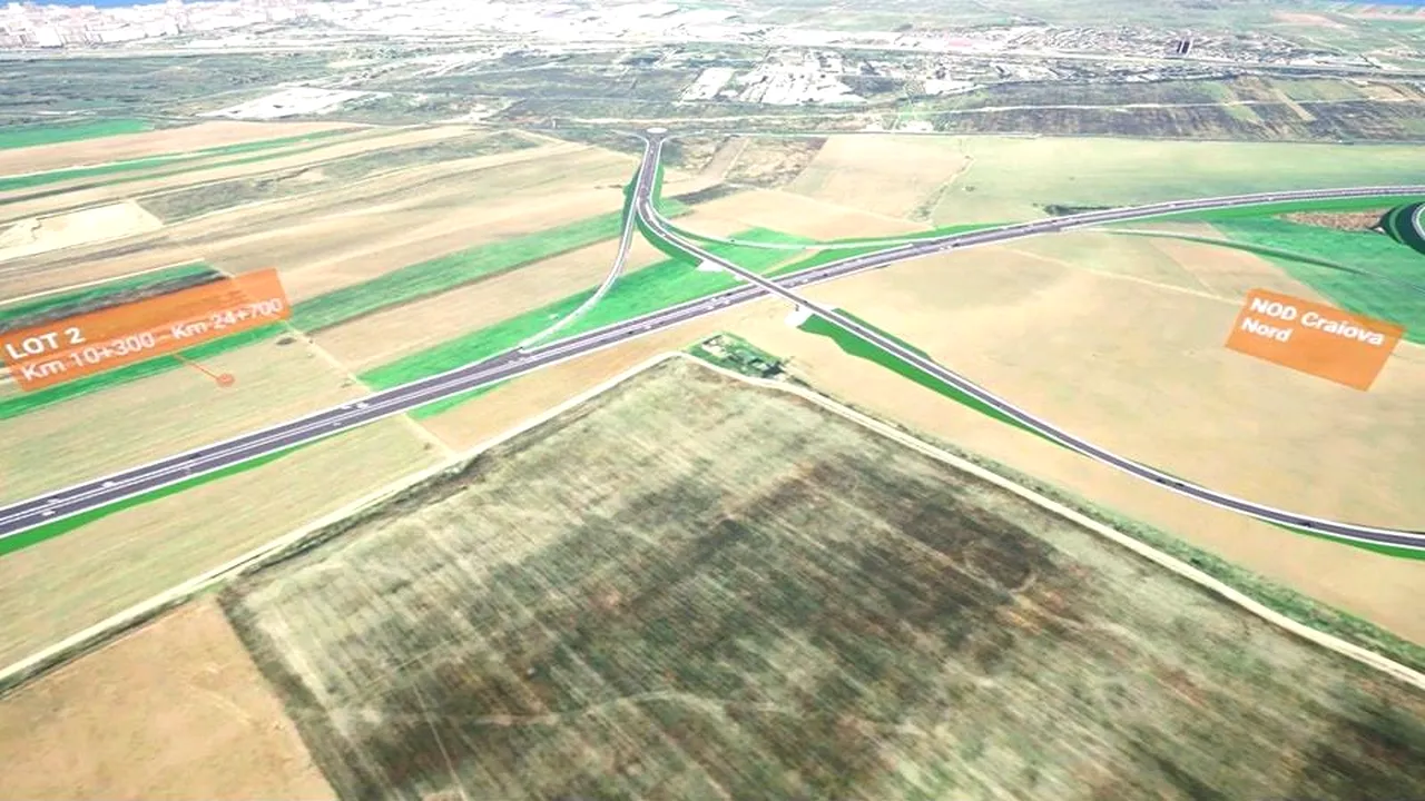 Începe procedura de licitaţie pentru construcţia unui nou lot al autostrăzii Craiova - Filiaşi