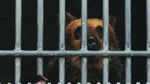 Practică neobișnuită în Coreea de Sud: urșii sunt crescuți în ferme pentru recoltarea bilei