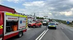 Accident grav pe DN1 în județul Sibiu. 15 persoane și patru mașini sunt implicate, a fost activat Planul Roșu