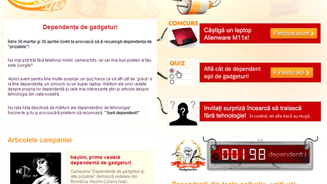 Go4it.ro a dat startul primului recensământ virtual al dependenţilor de tehnologie