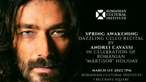 1 Martie, pe scena ICR Londra - un artist de talie internaţională, Andrei Cavassi 