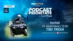 „Podcast cu Prioritate” #82 by ProMotor. Tiberiu Troia povestește despre motociclete, trafic și cultura moto în România