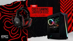 PC Garage oferă cadou o pereche de căşti Logitech G332, la orice PC Gaming cumpărat